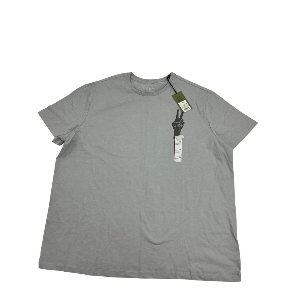 Goodfellow & Co Mens 2XL Silver Graphic T Shirt Short Sleeve Casual Tee Top
